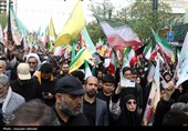 اجتماع صادقیون در میدان شهدای مشهد؛ تشییع پیکر 2 شهید