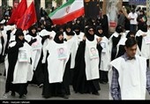 اجتماع صادقیون در میدان شهدای مشهد؛ تشییع پیکر 2 شهید