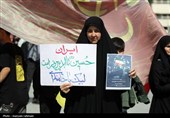 اجتماع صادقیون در میدان شهدای مشهد؛ تشییع پیکر 2 شهید