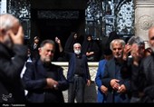 عرض ارادت دسته‌جات عزاداری امام صادق (ع) در حرم حضرت معصومه(س)