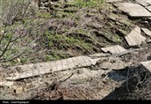 رانش زمین در روستای «لشکان» اشکور گیلان