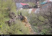 رانش زمین در روستای «لشکان» اشکور گیلان