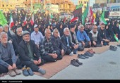 حماسه عزاداران دهدشت در سوگ امام ششم شیعیان