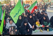 حماسه عزاداران دهدشت در سوگ امام ششم شیعیان