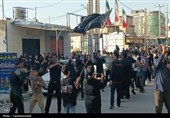 حماسه عزاداران دهدشت در سوگ امام ششم شیعیان