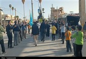 حماسه عزاداران دهدشت در سوگ امام ششم شیعیان