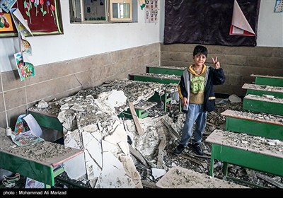 مدارس آسیب‌دیده در دوران جنگ رمضان-تهران