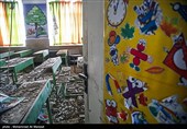 مدارس آسیب‌دیده در دوران جنگ رمضان-تهران
