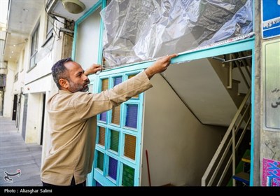 گروه های جهادی پای کار بازسازی خانه های آسیب دیده در جنگ