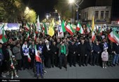 مردم ارومیه یکصدا شعار « جانم فدای ایران» سردادند