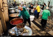 فعالیت آشپزخانه جهادی موکب المهدی (عج) شمیرانات