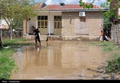 سیلاب در برخی روستاهای گلستان