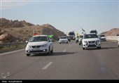 رژه خودرویی کاشانی‌ها به مجتمع احمدی‌روشن/تاکید بر احقاق حق هسته‌ای
