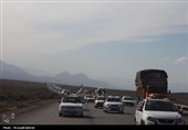 رژه خودرویی کاشانی‌ها به مجتمع احمدی‌روشن/تاکید بر احقاق حق هسته‌ای