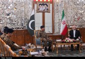دیدار فرمانده ارتش پاکستان با محمدباقر قالیباف