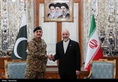 دیدار فرمانده ارتش پاکستان با محمدباقر قالیباف