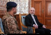 دیدار فرمانده ارتش پاکستان با محمدباقر قالیباف