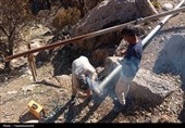 بحران آب‌شرب پایدار 15 روستای بخش سوق+تصاویر