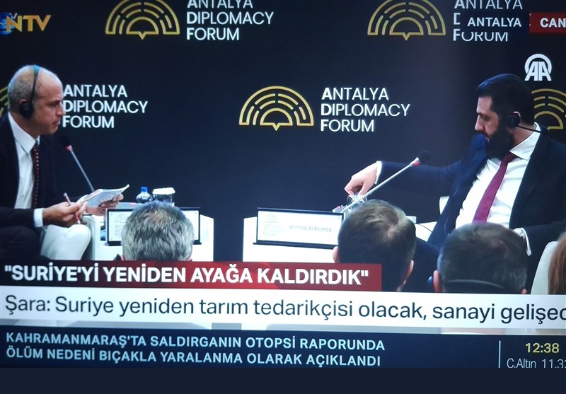 کشور ترکیه , احمد الشرع , 