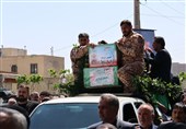 تشییع باشکوه شهیدان «مرادی» و «فریاد» در نسیم‌شهر+تصاویر