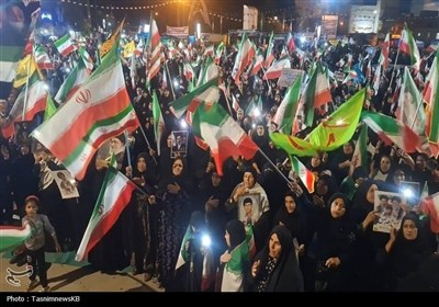 خیابان‌های کهگیلویه؛ صحنه اتحاد و اقتدار ملی در چهل و هشتمین شب