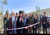 افتتاح بوستان شهدای جنگ رمضان و غرس 1000 نهال در اردبیل