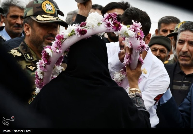 استقبال از قهرمان ناو دنا در آمل