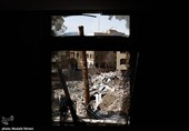 بازدید از پلاک های آسیب دیده منطقه 11 تهران در جنگ رمضان