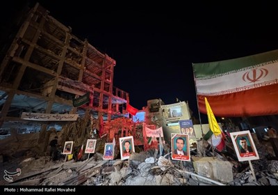 مراسم چهلم شهدای دبیرخانه مجلس خبرگان - قم