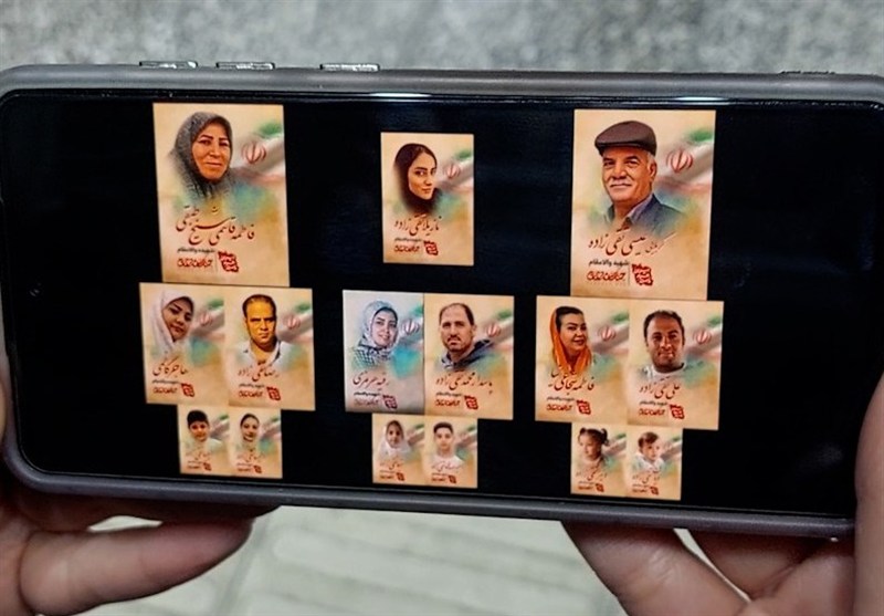 واکنش جانسوز مردم کرج با دیدن تصاویر 15 شهید یک خانواده