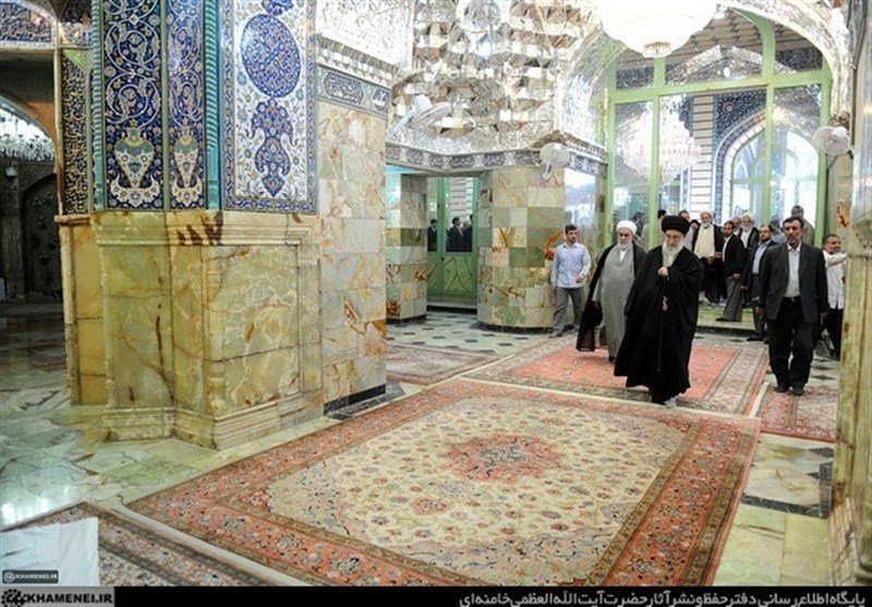 شهید امام خامنه ای (ره) , رهبر انقلاب , حضرت معصومه (س) , اخبار قم , 