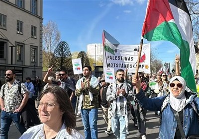 تظاهرات مردم سوئد علیه رژیم صهیونیستی