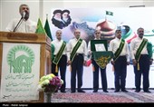 آیین افتتاحیه دهه کرامت در گلستان شهدای اصفهان