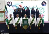 آیین افتتاحیه دهه کرامت در گلستان شهدای اصفهان