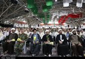 آیین افتتاحیه دهه کرامت در گلستان شهدای اصفهان