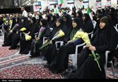 آیین افتتاحیه دهه کرامت در گلستان شهدای اصفهان