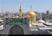 فضا آرایی حرم مطهر رضوی در آغاز دهه کرامت