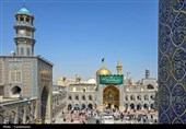 فضا آرایی حرم مطهر رضوی در آغاز دهه کرامت