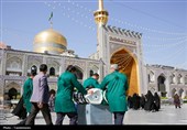 فضا آرایی حرم مطهر رضوی در آغاز دهه کرامت