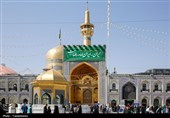 فضا آرایی حرم مطهر رضوی در آغاز دهه کرامت