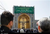 فضا آرایی حرم مطهر رضوی در آغاز دهه کرامت