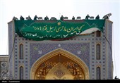 فضا آرایی حرم مطهر رضوی در آغاز دهه کرامت