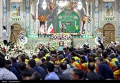 آئین خطبه‌خوانی خادمان حرم حضرت معصومه(س)