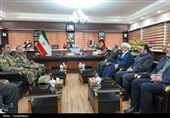 دیدار فرماندهی انتظامی آذربایجان شرقی با ارشد نظامی ارتش در تبریز