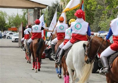 وجود امدادگران اسب‌سوار برای انجام عملیات در مناطق صعب‌العبور