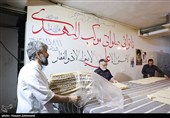 پخت 21 هزار قرص نان صلواتی برای رزمندگان
