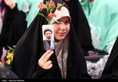 گلباران دخترانه حرم امام رضا(ع) در روز ولادت حضرت معصومه(س)