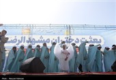 گلباران دخترانه حرم امام رضا(ع) در روز ولادت حضرت معصومه(س)