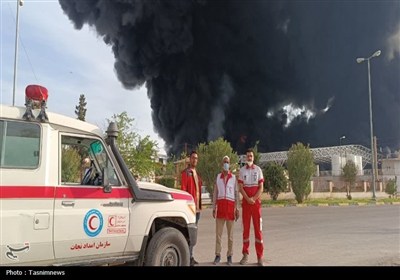 3 مصدوم در آتش‌سوزی کارخانه گنبد/عملیات اطفا ادامه دارد