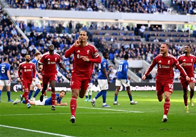 برد لیورپول در دربی مرسی‌ساید/ 3 امتیاز با گل دقیقه 11+90 فن‌دایک